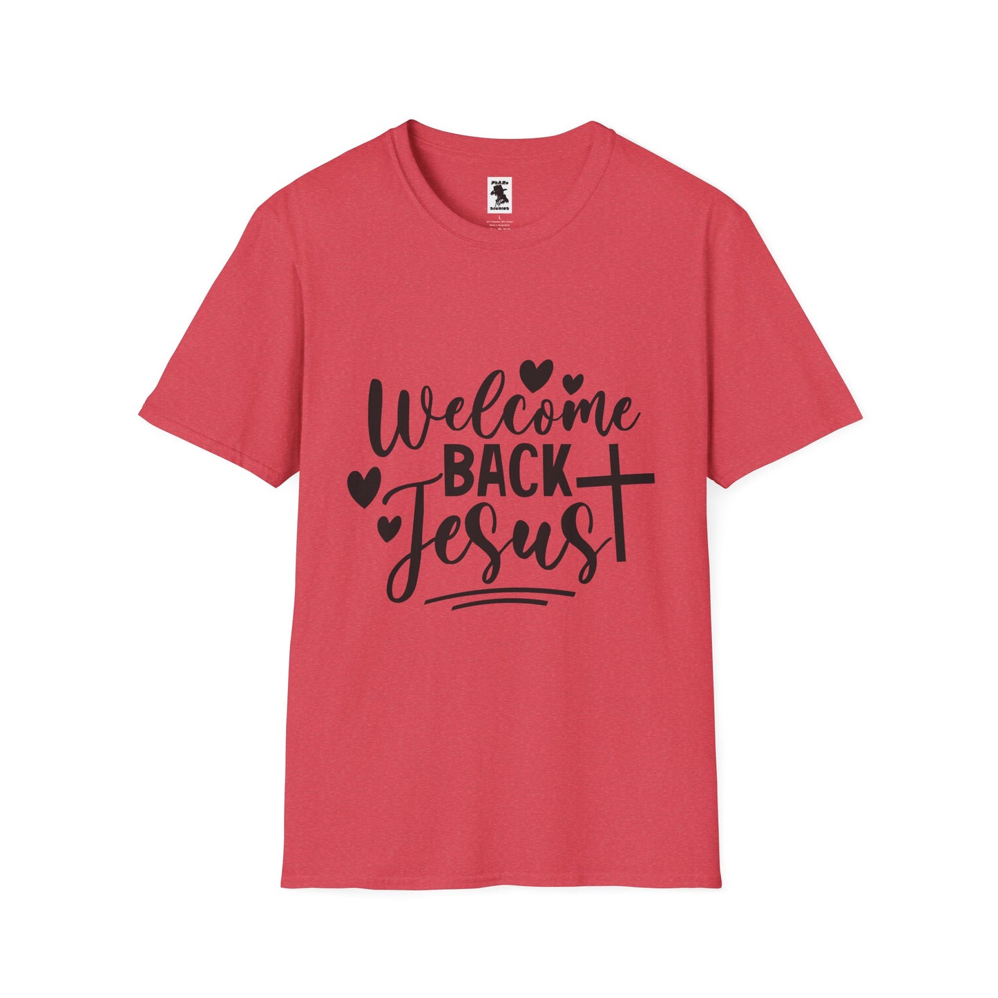 Welcome Back Jesus Unisex Softstyle T-Shirt - Faith Inspired Apparel