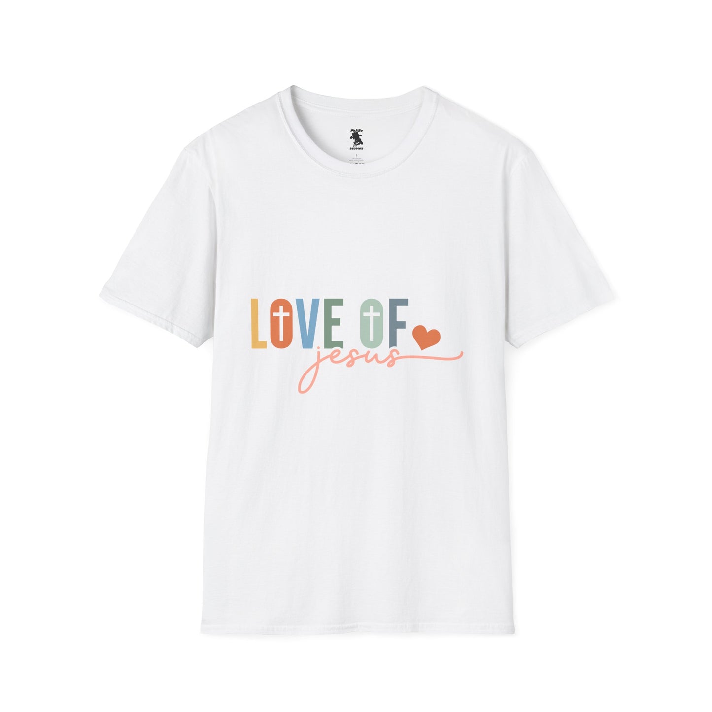 Love of Jesus Unisex Softstyle T-Shirt - Faith-Based Graphic Tee