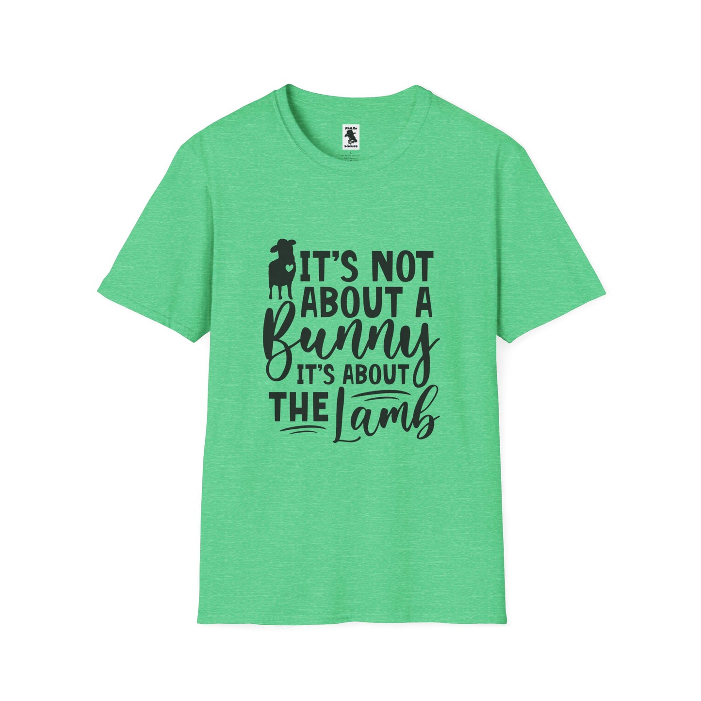 It's Not About a Bunny Unisex Softstyle T-Shirt - Fun Easter & Spring Apparel