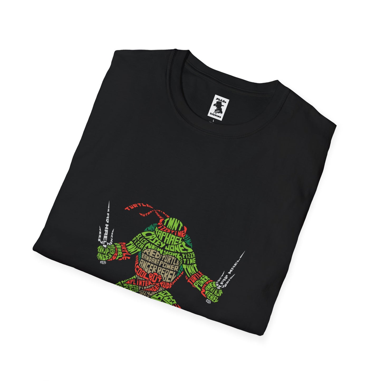 Raphael Ninja Turtle Graphic T-Shirt | Unisex Softstyle Tee for Fans