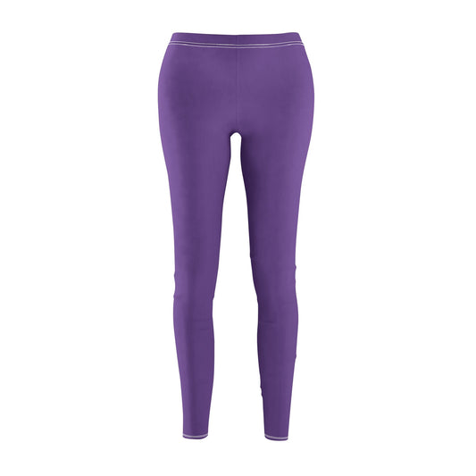 Light Purple - Women's Mid-rise Casual Leggings