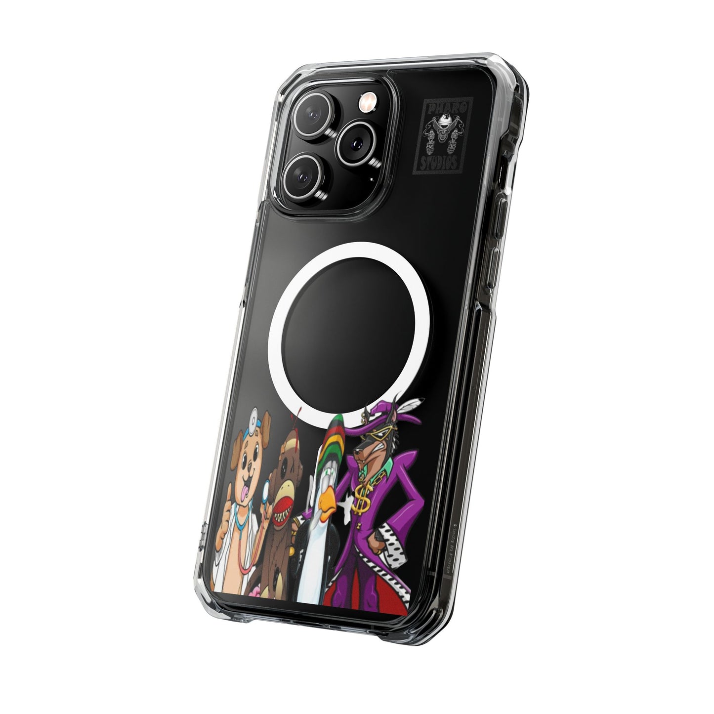 G.G. & Friends Magnetic Clear Impact Cases for iPhone