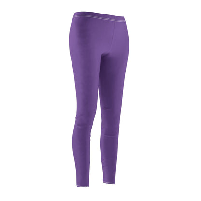 Light Purple - Women's Mid-rise Casual Leggings