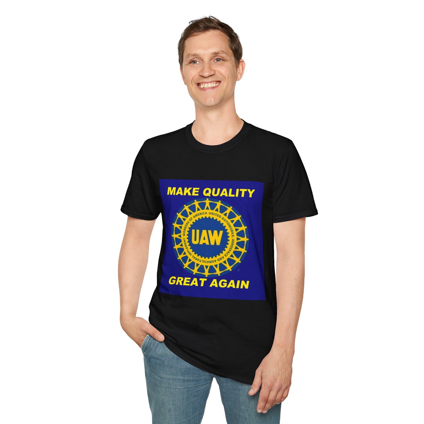 UAW Make Quality Great Again Unisex Softstyle T-Shirt