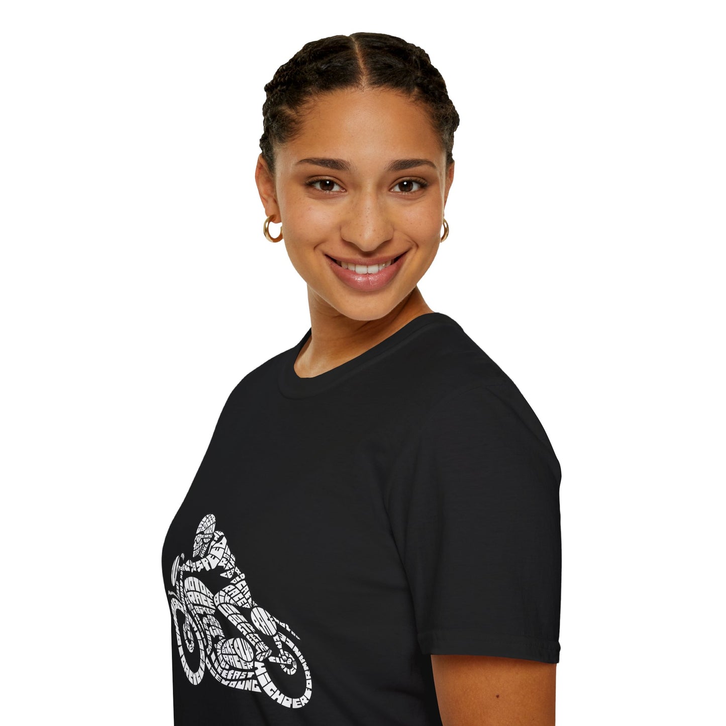 Motorcycle Rider Unisex Softstyle T-Shirt