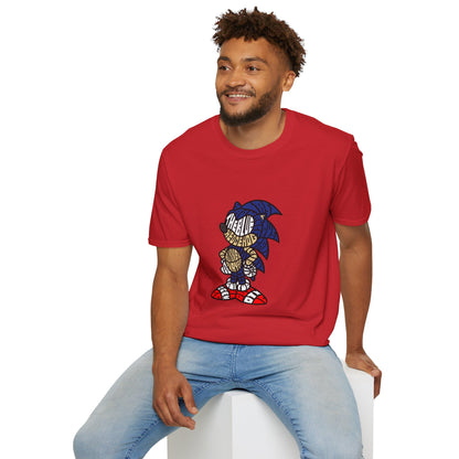 Nostalgic Sonic Graphic T-Shirt - Unisex Softstyle Tee