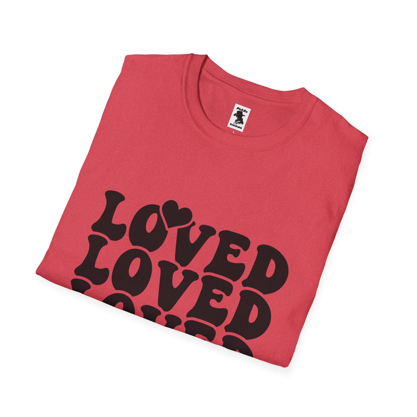 Loved Unisex Softstyle T-Shirt - Inspirational Faith Apparel - Perfect for Gifts and Celebrations