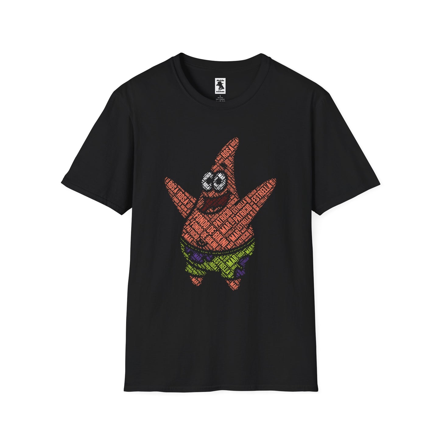 Whimsical Patrick Star Graphic T-Shirt - Fun Cartoon Tee for Fans