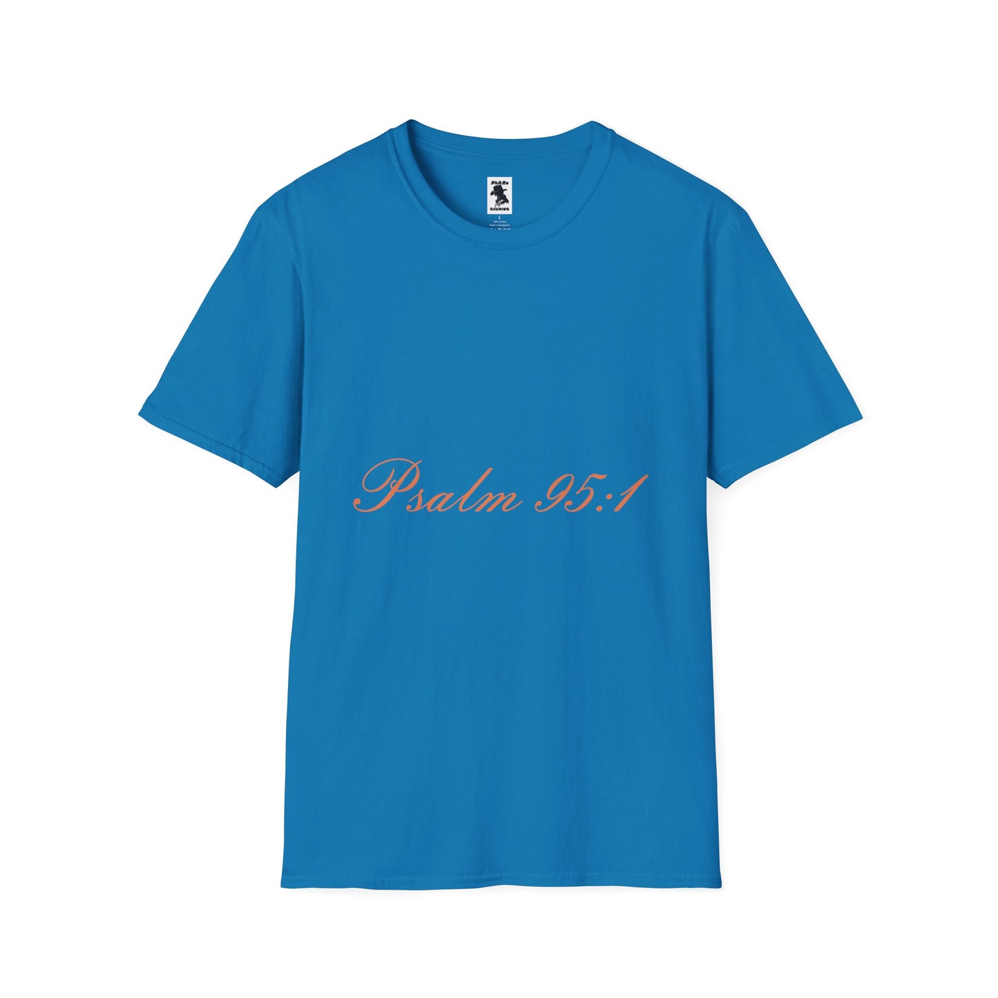 Inspirational Psalm 95:1 Unisex Softstyle T-Shirt