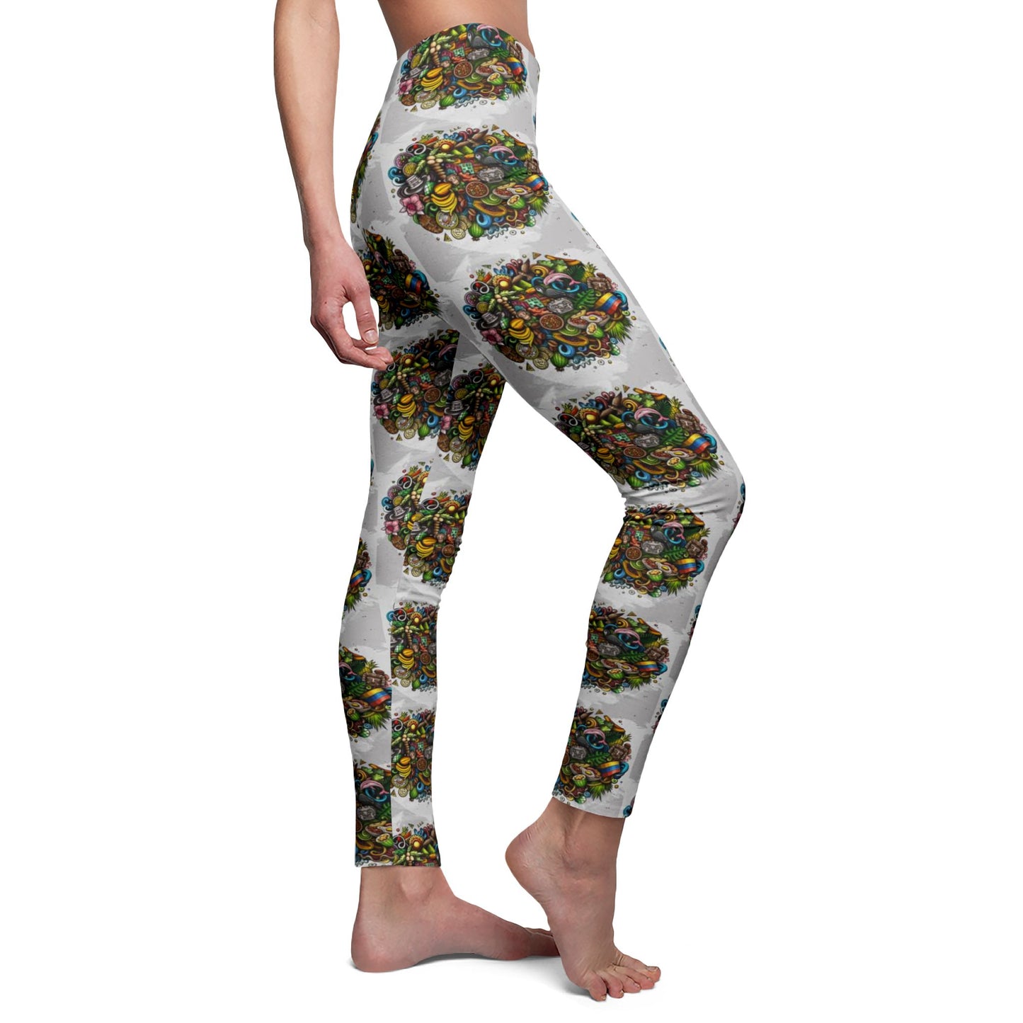 Colombia - Women's Mid-rise Casual Leggings