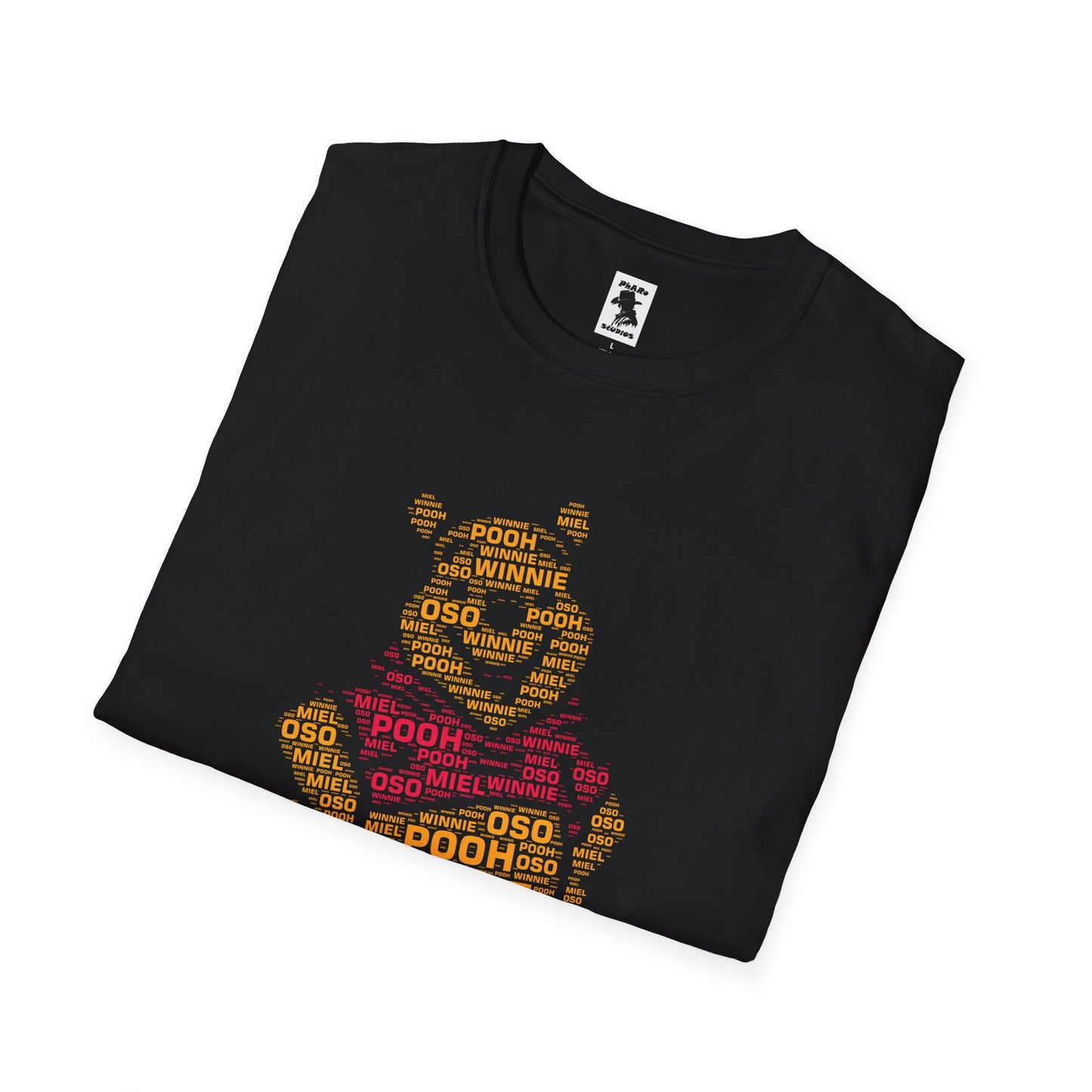 Winnie the Pooh Typography Unisex Softstyle T-Shirt