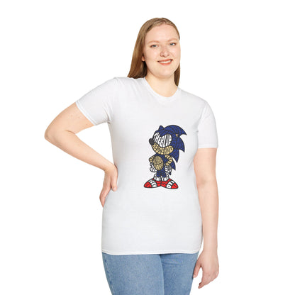 Nostalgic Sonic Graphic T-Shirt - Unisex Softstyle Tee