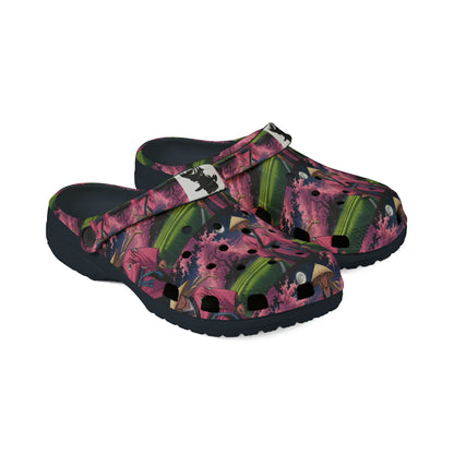 Crimson Twilight - Rubber Clogs  - Perfect for Casual Wear & Summer Fun