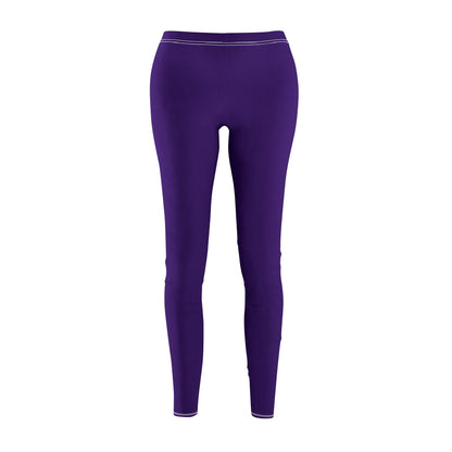 Purple - Women's Mid-rise Casual Leggings