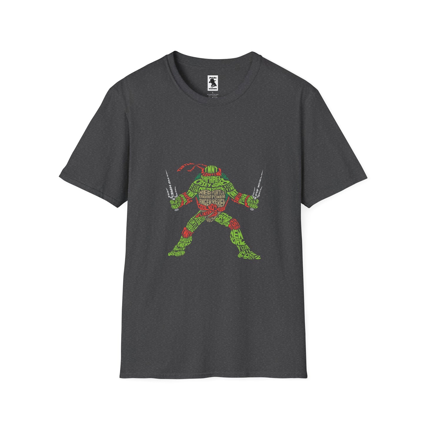 Raphael Ninja Turtle Graphic T-Shirt | Unisex Softstyle Tee for Fans