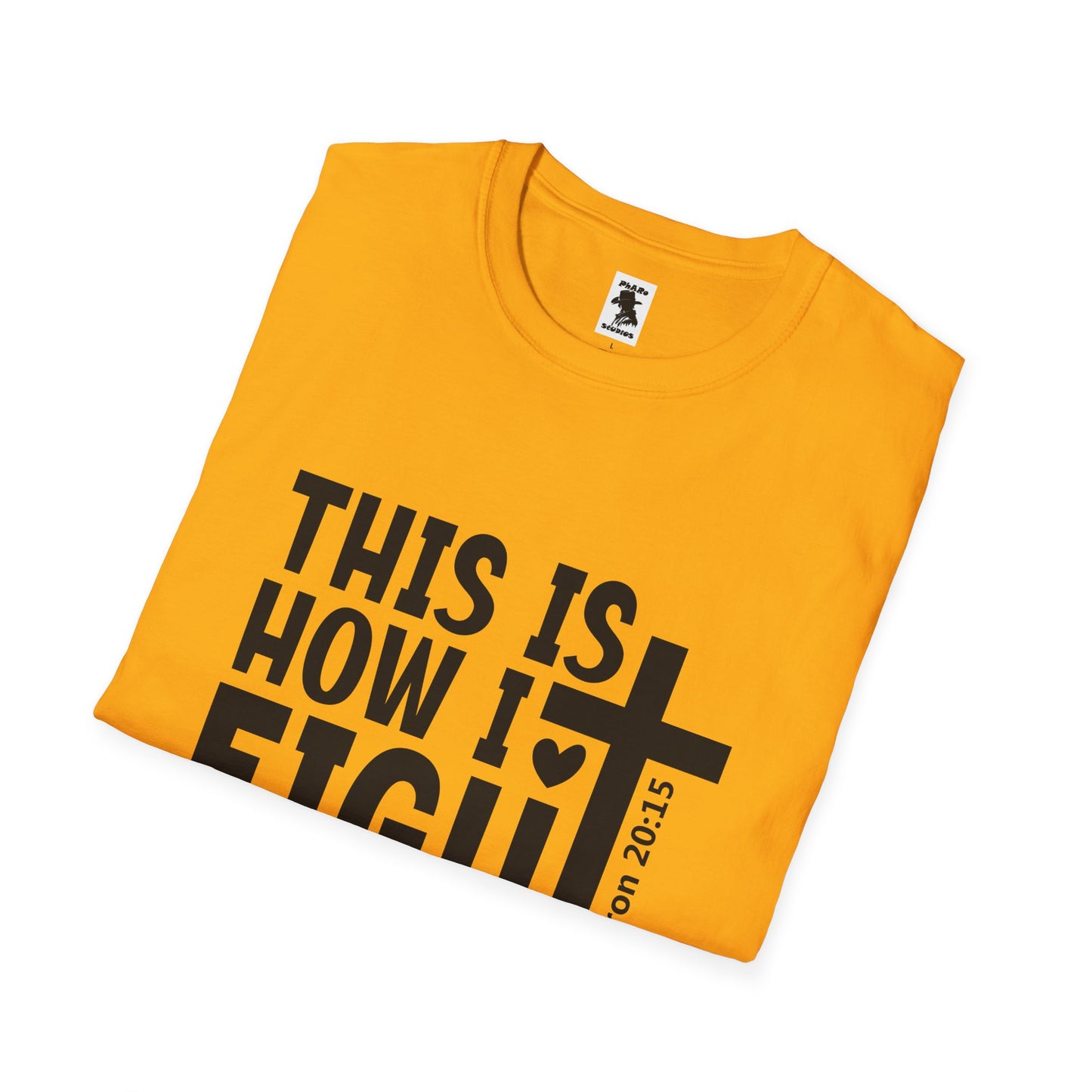 Faith-Inspired Unisex Softstyle T-Shirt - 'This Is How I Fight My Battles'