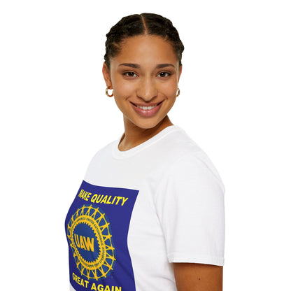 UAW Make Quality Great Again Unisex Softstyle T-Shirt