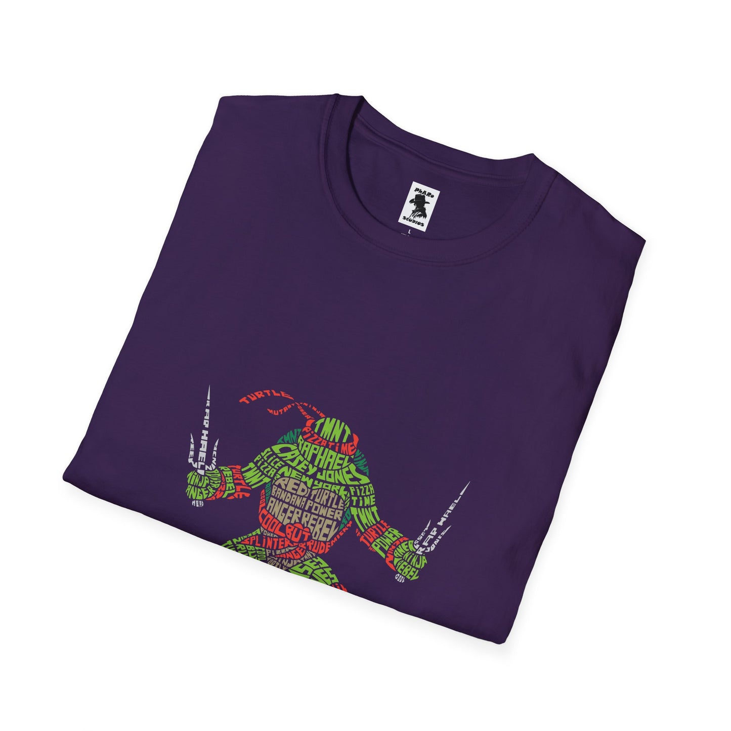 Raphael Ninja Turtle Graphic T-Shirt | Unisex Softstyle Tee for Fans