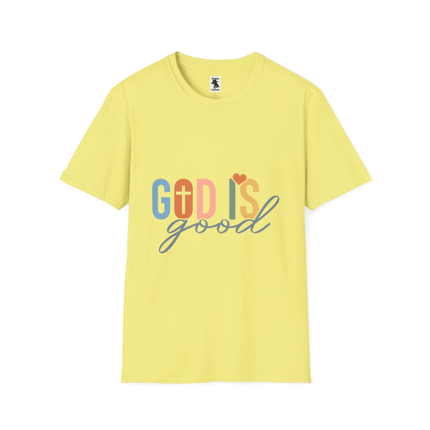 Unisex Softstyle T-Shirt - "God Is Good" Inspirational Tee