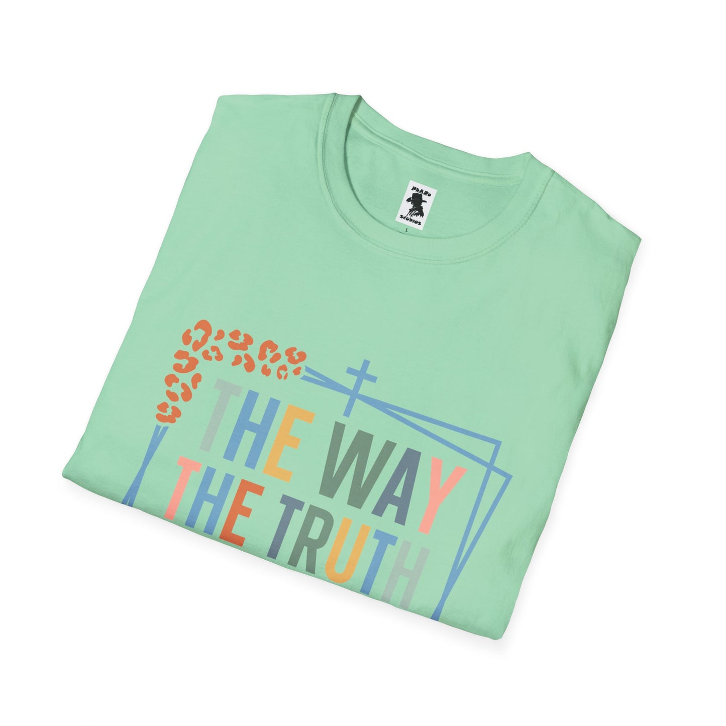 Inspirational Unisex Softstyle T-Shirt - "The Way, The Truth, The Life"