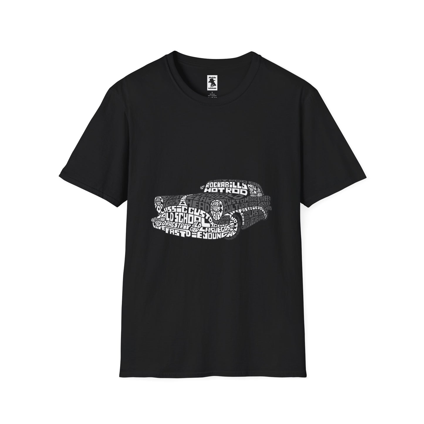 Vintage Car Graphic Unisex Softstyle T-Shirt - Retro Auto Enthusiast Tee