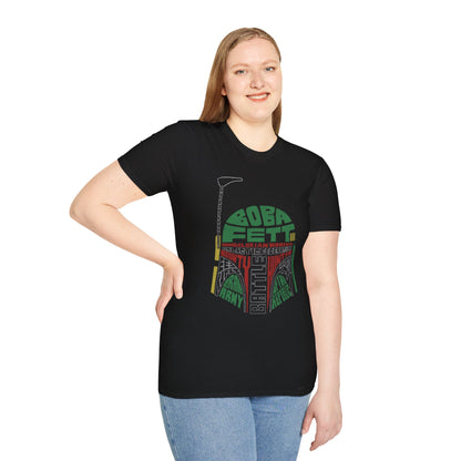 Boba Fett Graphic Unisex Softstyle T-Shirt - Perfect for Star Wars Fans