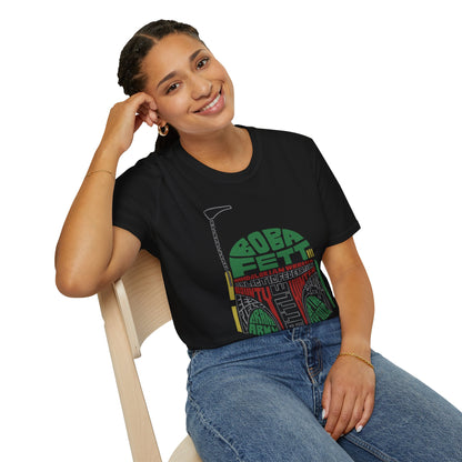 Boba Fett Graphic Unisex Softstyle T-Shirt - Perfect for Star Wars Fans