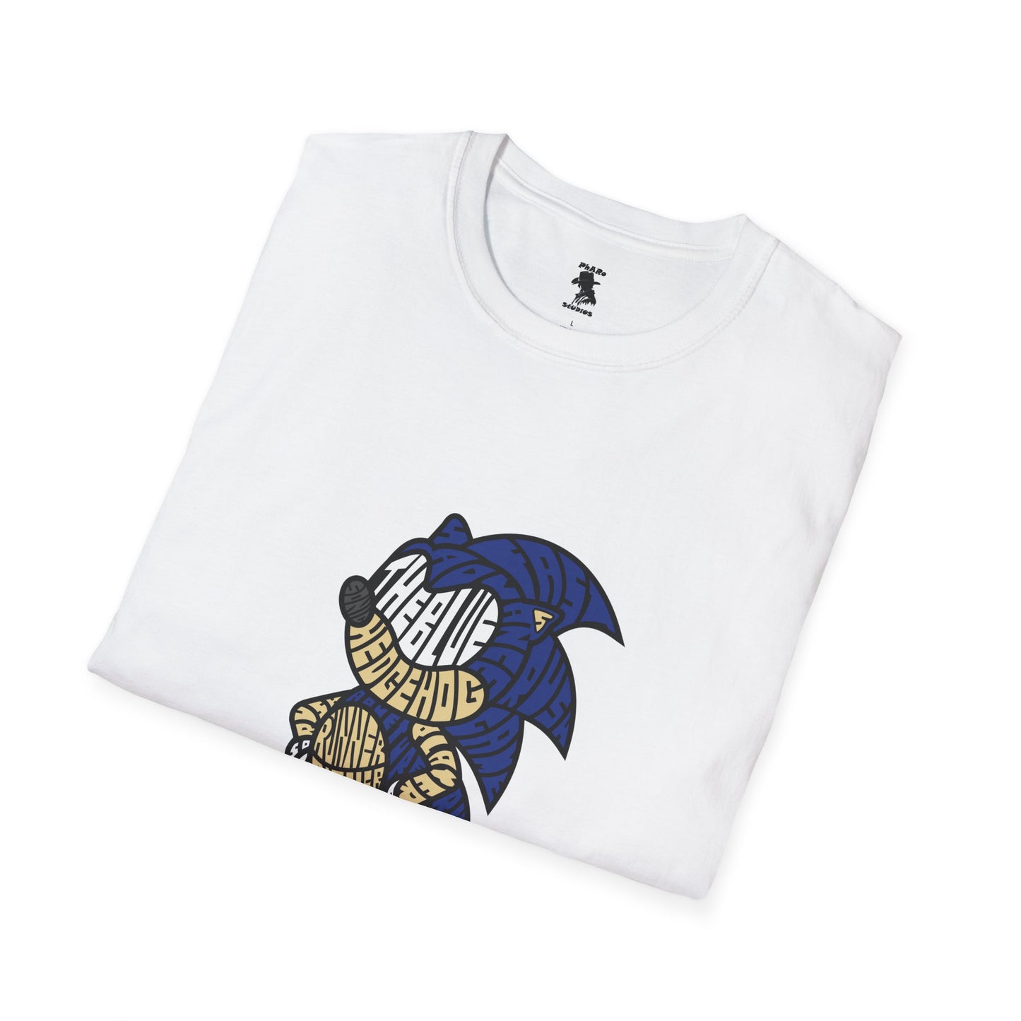 Nostalgic Sonic Graphic T-Shirt - Unisex Softstyle Tee