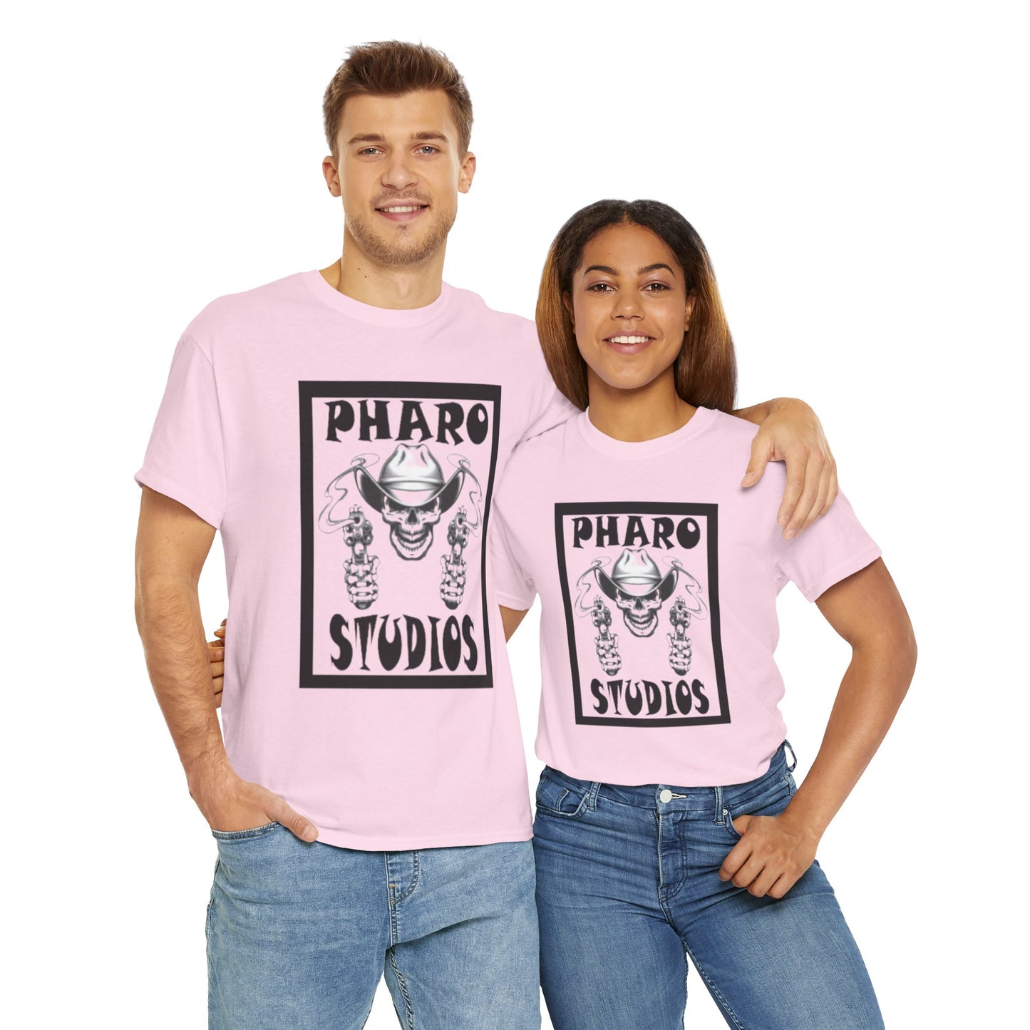 Unisex Heavy Cotton Tee - PhARo Studios Logo