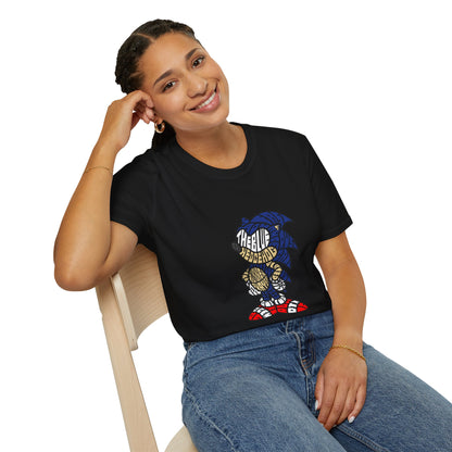 Nostalgic Sonic Graphic T-Shirt - Unisex Softstyle Tee