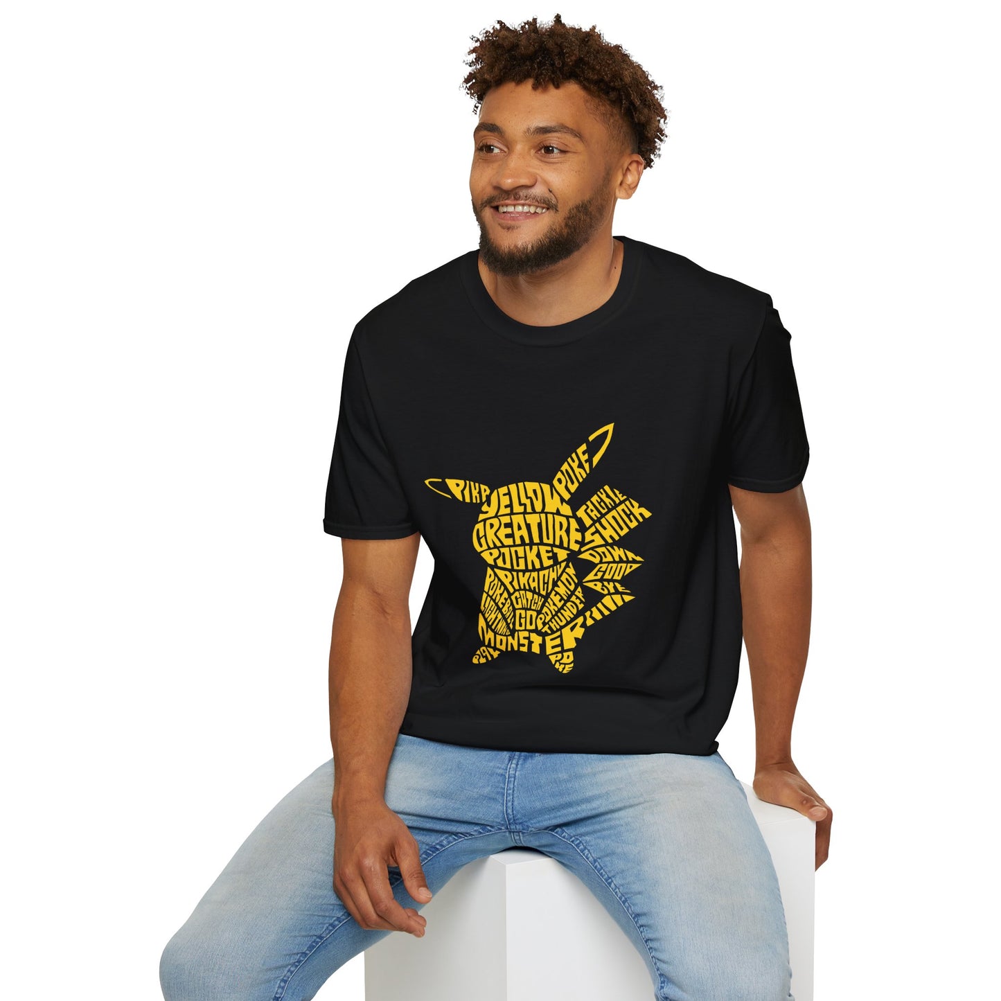 Pocket Monster - Unisex Softstyle Graphic T-Shirt