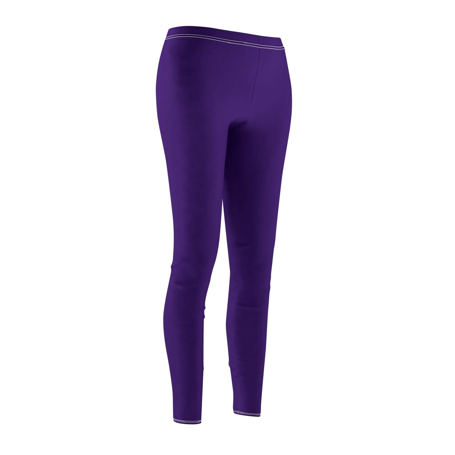 Purple - Women's Mid-rise Casual Leggings