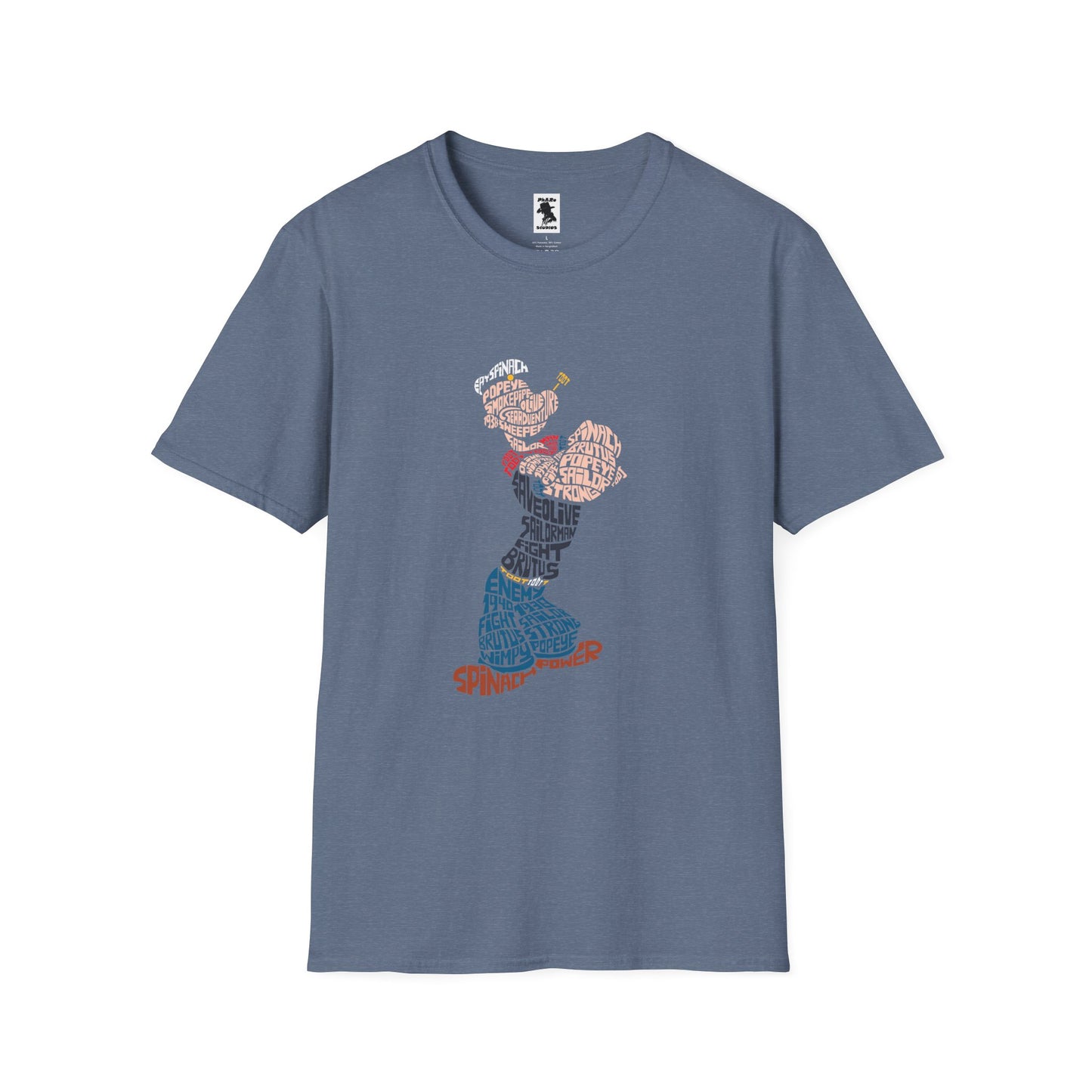 Retro Popeye Softstyle Unisex T-Shirt for Fans