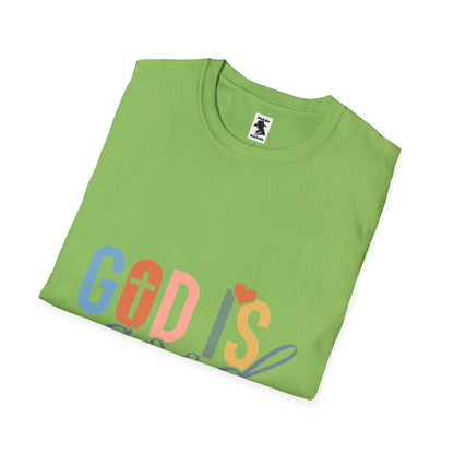 Unisex Softstyle T-Shirt - "God Is Good" Inspirational Tee