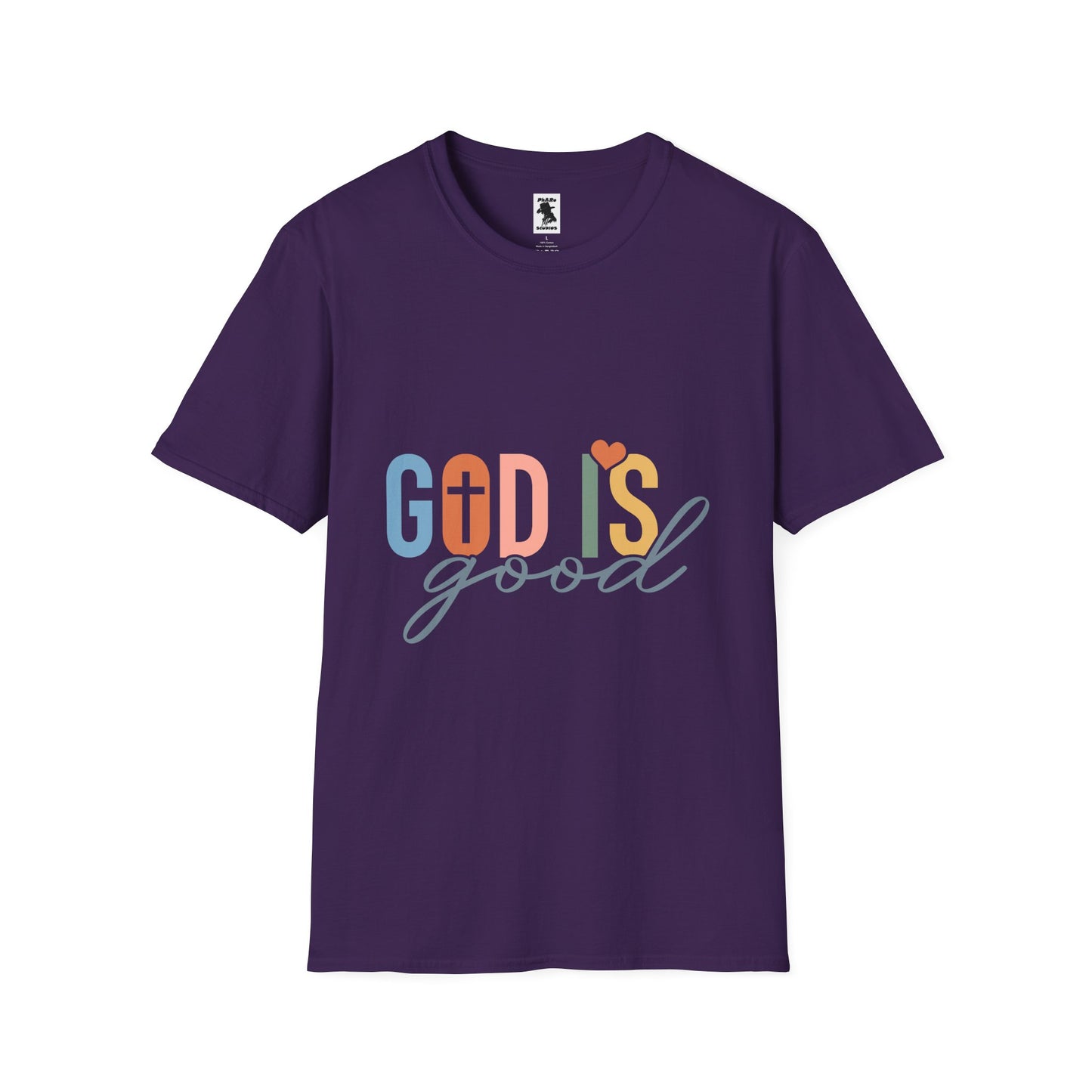 Unisex Softstyle T-Shirt - "God Is Good" Inspirational Tee