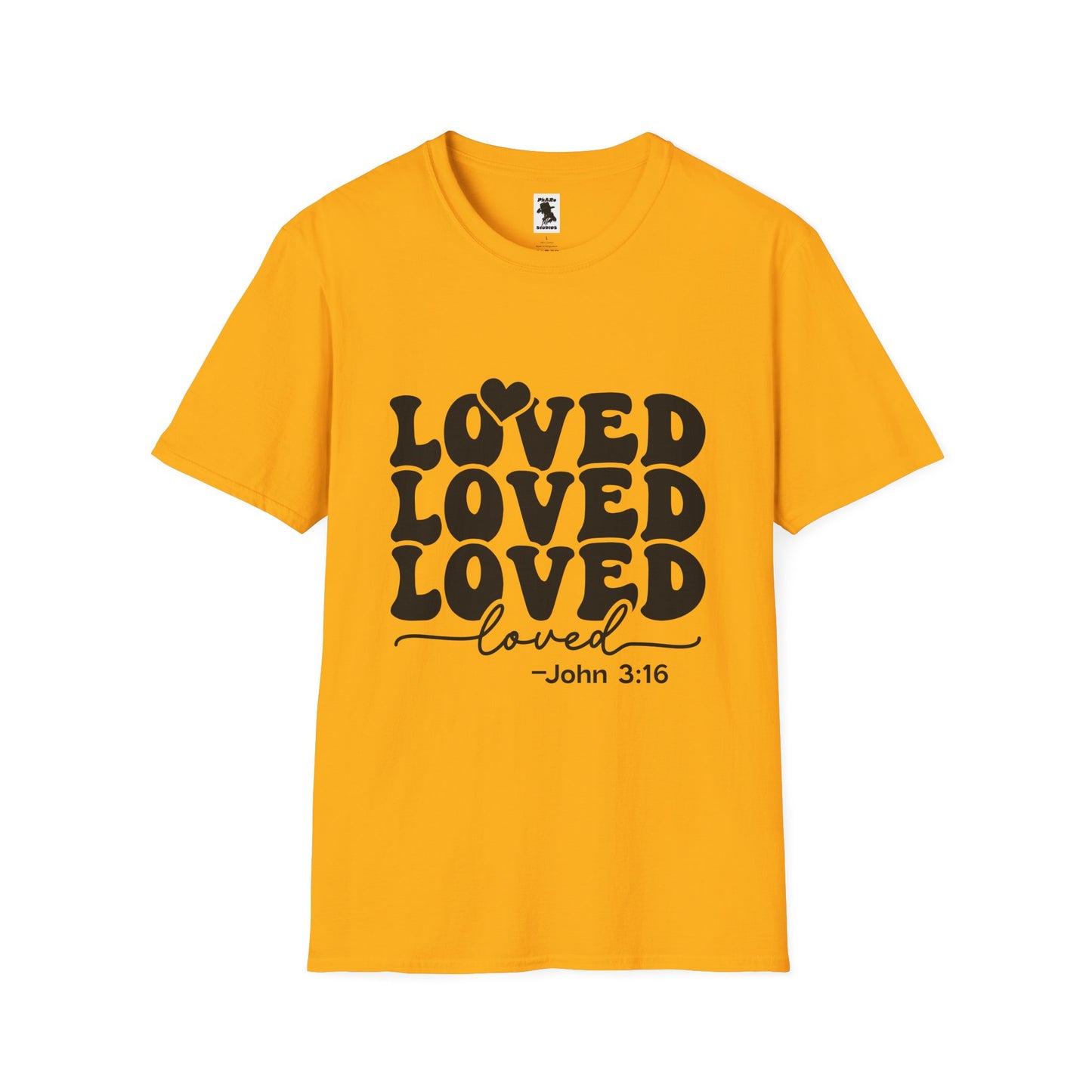 Loved Unisex Softstyle T-Shirt - Inspirational Faith Apparel - Perfect for Gifts and Celebrations