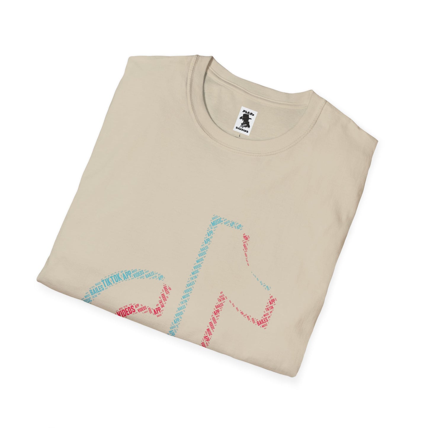 TikTok Logo Unisex Softstyle T-Shirt with Colorful Design