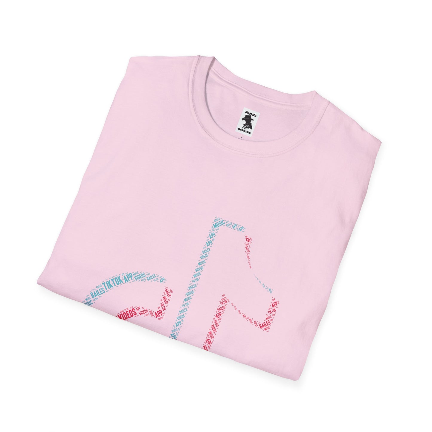 TikTok Logo Unisex Softstyle T-Shirt with Colorful Design