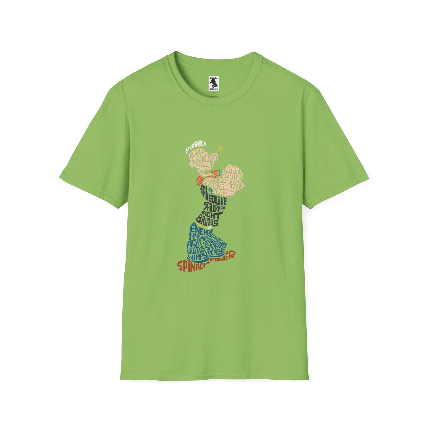 Retro Popeye Softstyle Unisex T-Shirt for Fans