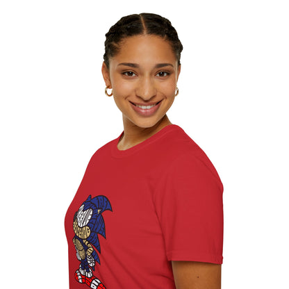 Nostalgic Sonic Graphic T-Shirt - Unisex Softstyle Tee