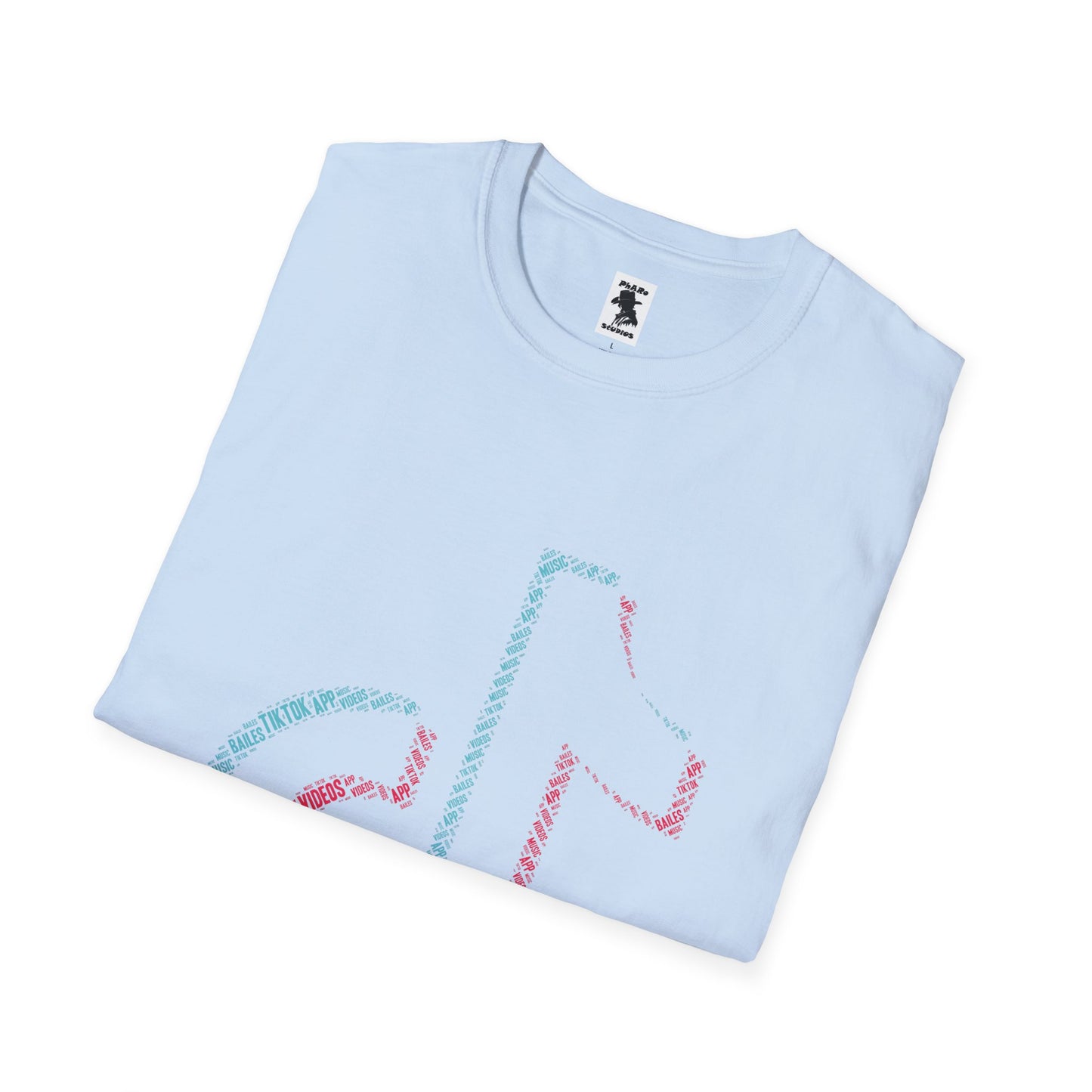 TikTok Logo Unisex Softstyle T-Shirt with Colorful Design