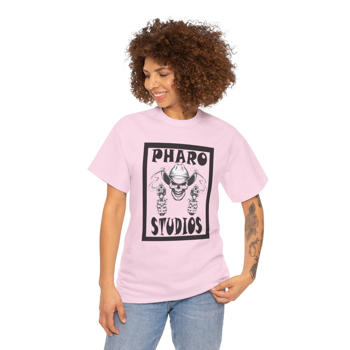 Unisex Heavy Cotton Tee - PhARo Studios Logo