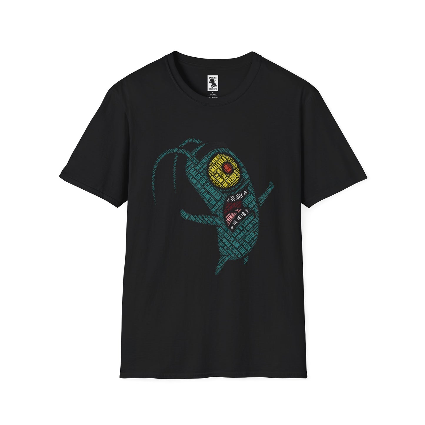 Plankton - Unisex Softstyle T-Shirt - Quirky Cartoon Design