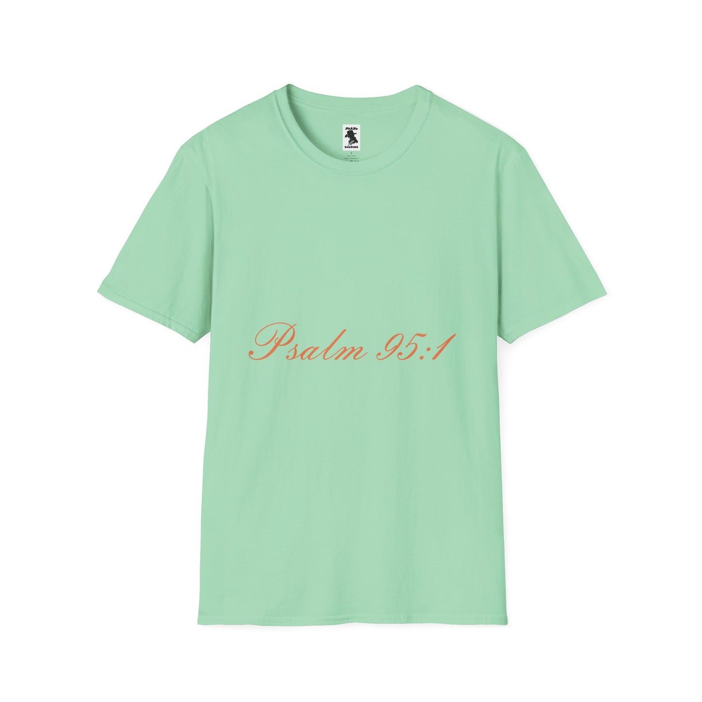 Inspirational Psalm 95:1 Unisex Softstyle T-Shirt