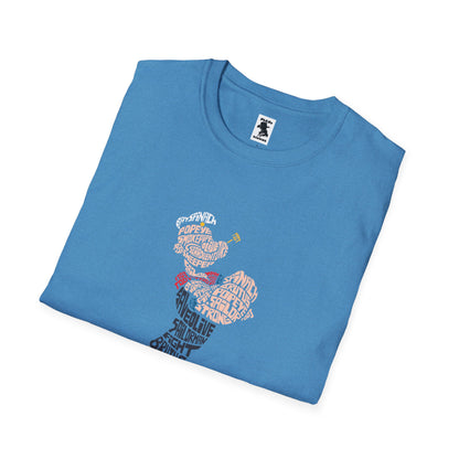 Retro Popeye Softstyle Unisex T-Shirt for Fans