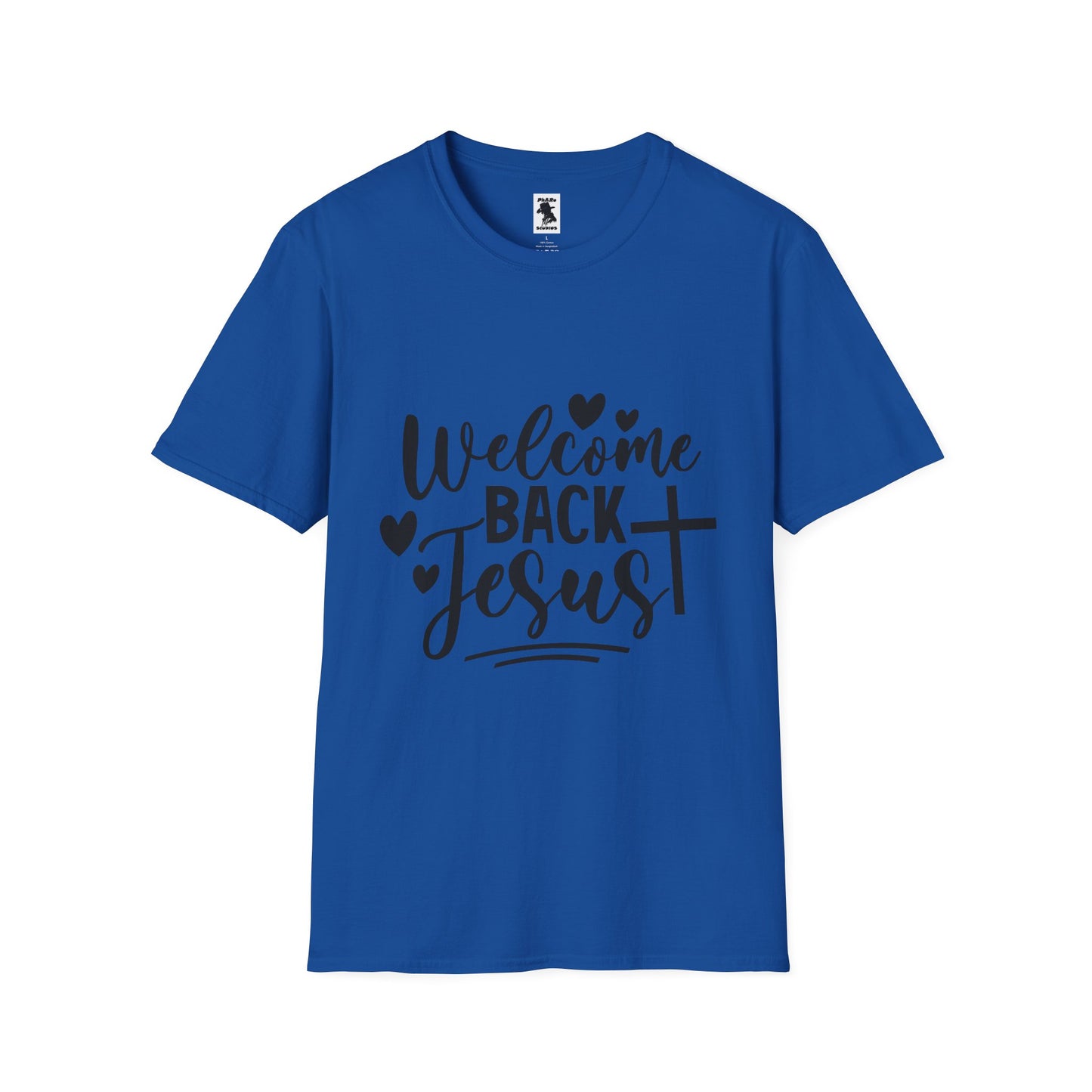 Welcome Back Jesus Unisex Softstyle T-Shirt - Faith Inspired Apparel