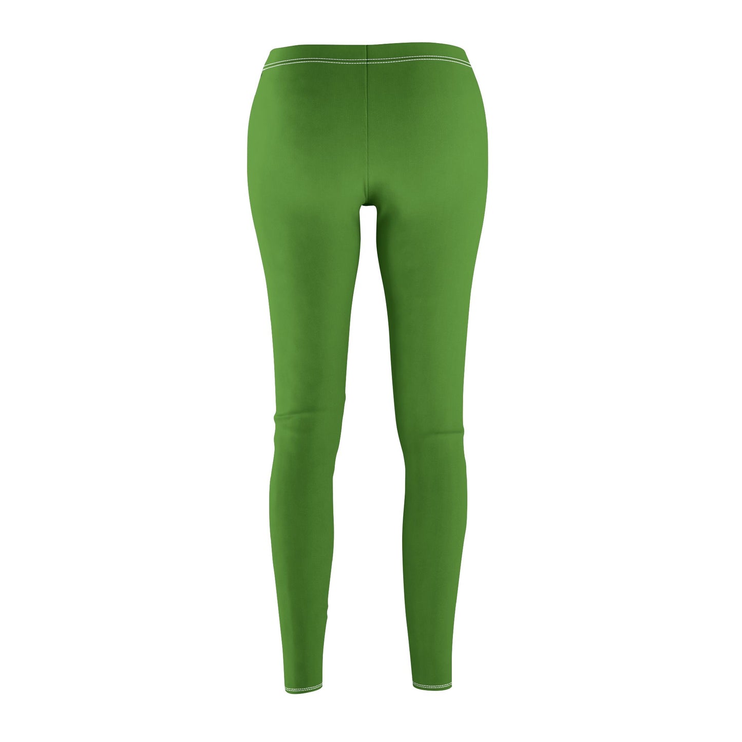 Green - Women's Mid-rise Casual Leggings