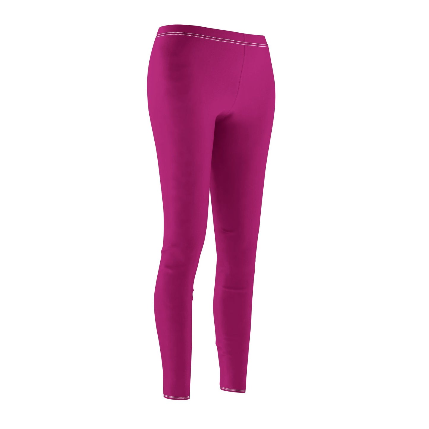 Pink - Women's Mid-rise Casual Leggings