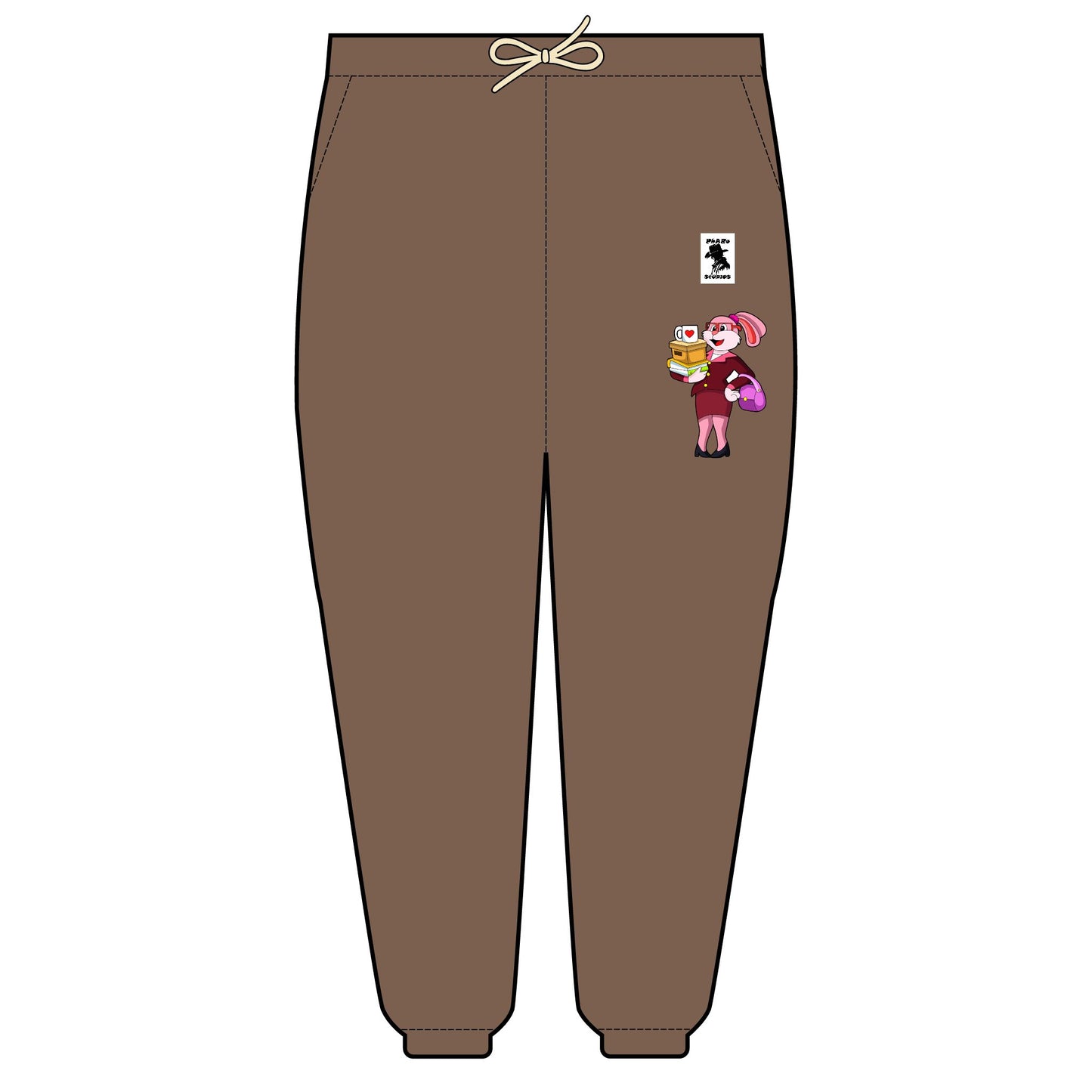 G.G. & Friends-Fluffy-Unisex Lightweight Fleece Joggers