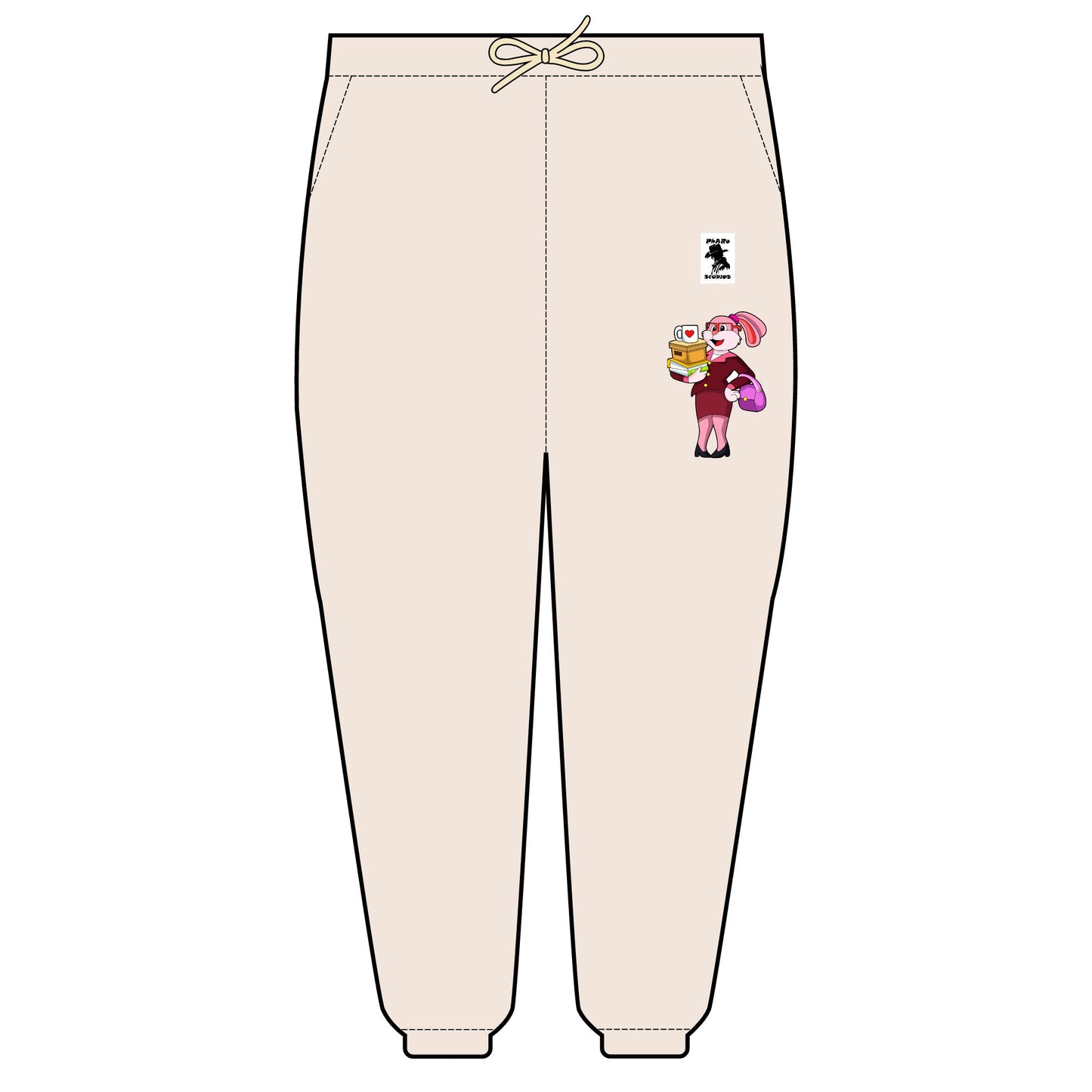 G.G. & Friends-Fluffy-Unisex Lightweight Fleece Joggers